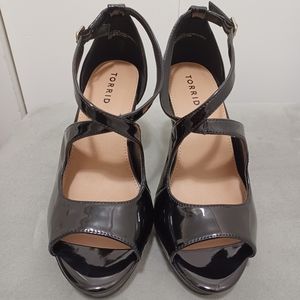 Torrid Black Patent Leather Heels